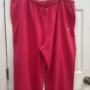 NWOT Pink REEBOK joggers sweatpants plus size 3X